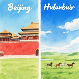 This is a 7-day travel itinerary to Hulunbuir, Beijing, allowing you to experience the unique charm of these two regions.