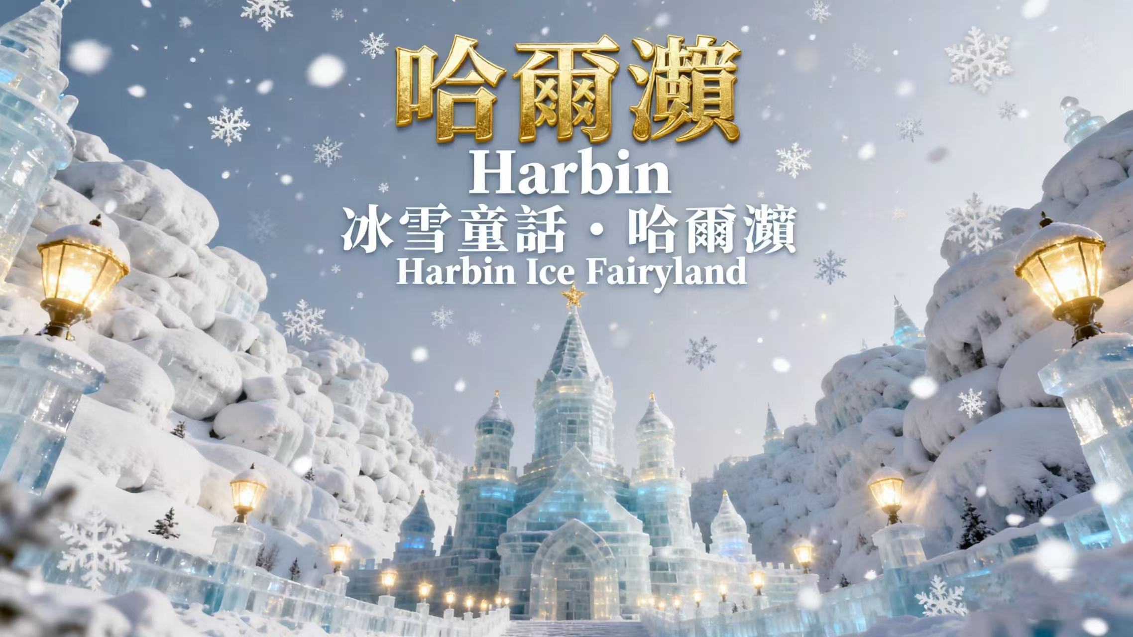 冰雪童話哈爾濱七日遊 Frozen World. 體驗零下20度的快樂！